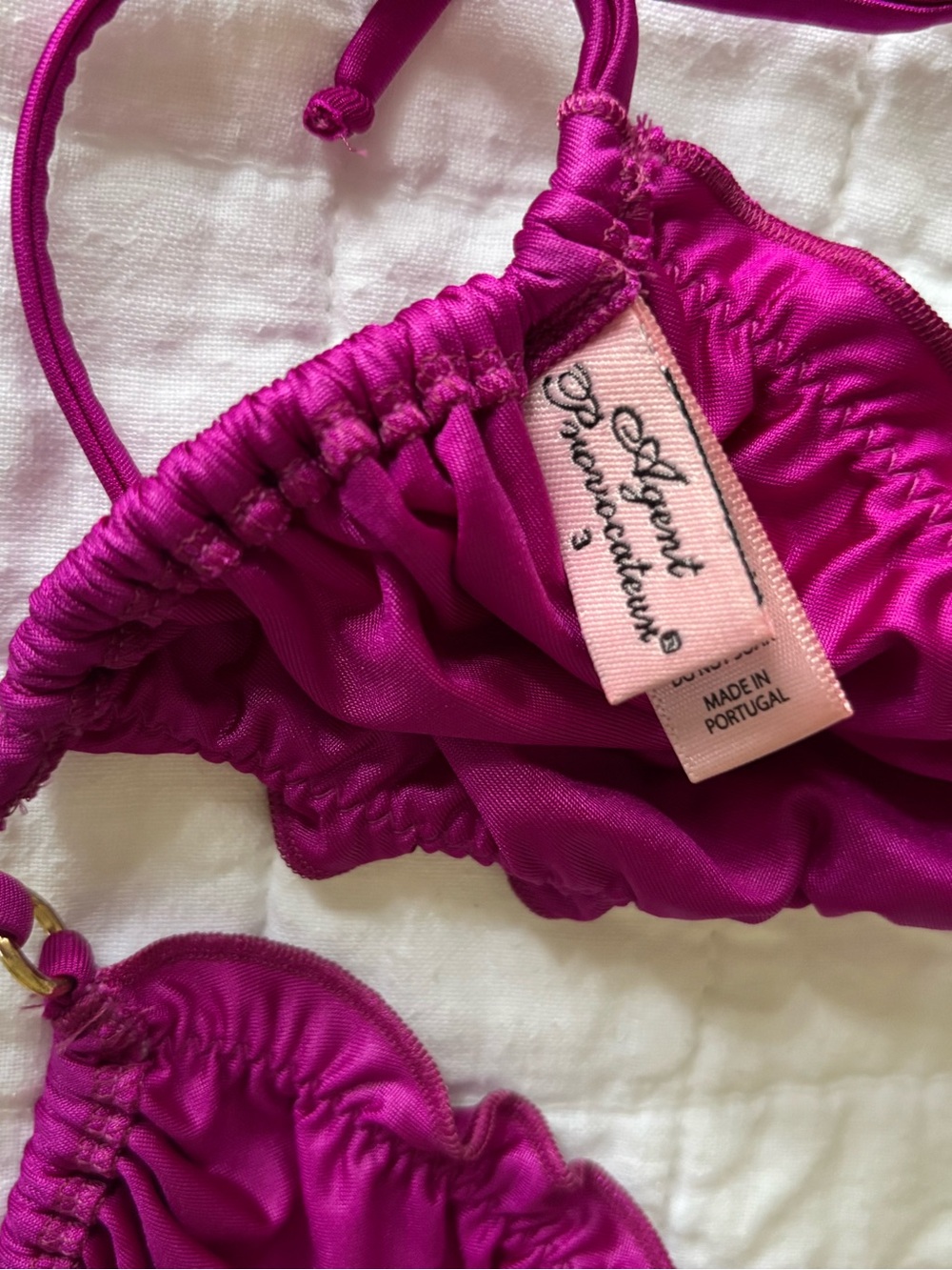Agent Provocateur Berry Bikini Size AP 3 - Picture 3 of 9